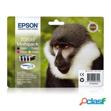 Monkey multipack 4 colori nero, ciano, magenta e giallo