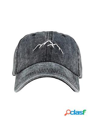 Mountain Embroidery Mens And Womens Baseball Cap Caps
