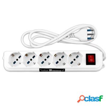 Mu-01 5ac outlet(s) 1.5m bianco