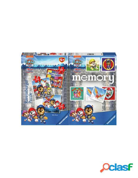 Multipack memory + 3 puzzle paw patrol