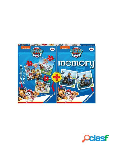 Multipack memory + 3 puzzle paw patrol_1