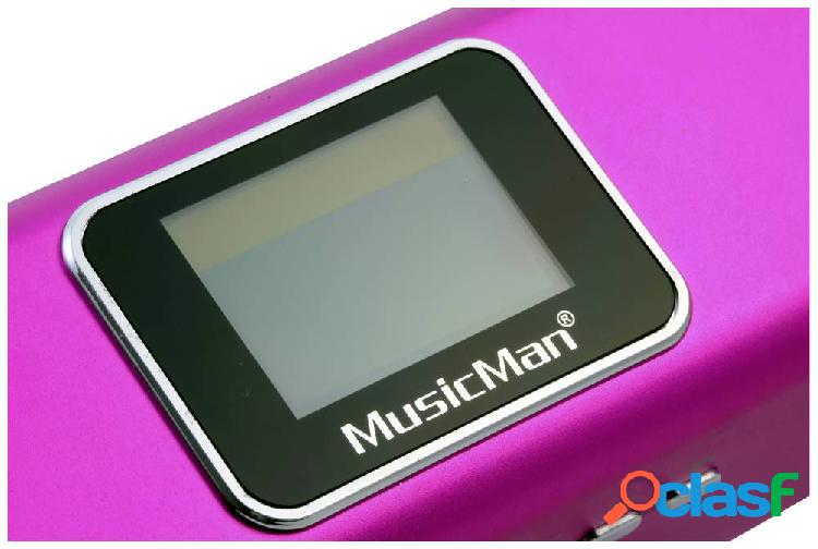 Music Man MA Display pink Mini altoparlante AUX, Radio FM,
