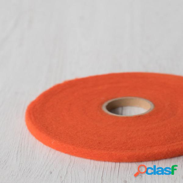 Nastro Prefeltro di Lana, alto 1 cm - 10 m Arancia - 1 pz.