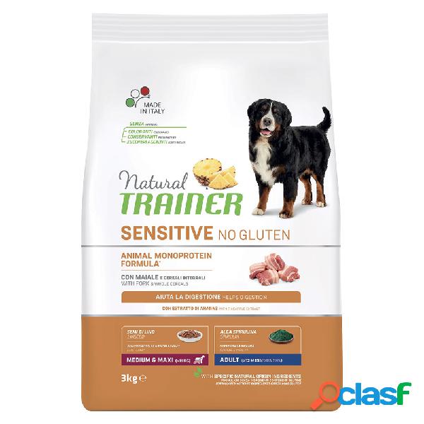 Natural Trainer Sensitive Dog No Gluten Medium & Maxi Adult