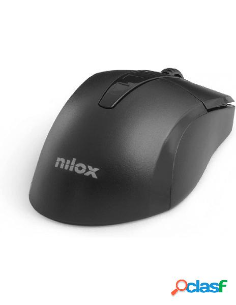 Nilox - nilox mouse ottico usb 1000 dpi ergonomico nero