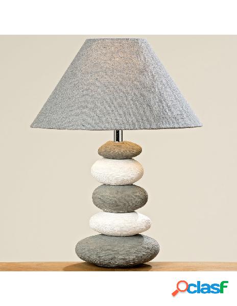 No brand - boltze lampada da tavolo stone, h 40 cm