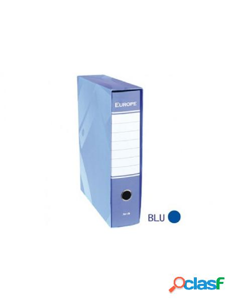 Nobrand - registratore protocollo europa d8 blu