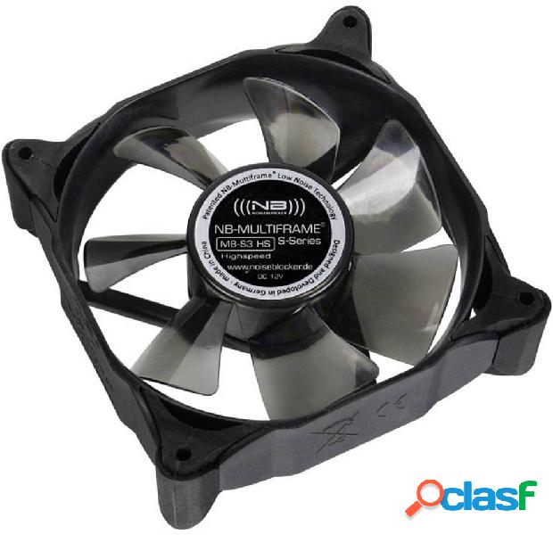 NoiseBlocker Multiframe M8-S3 Ventola per PC case Nero,