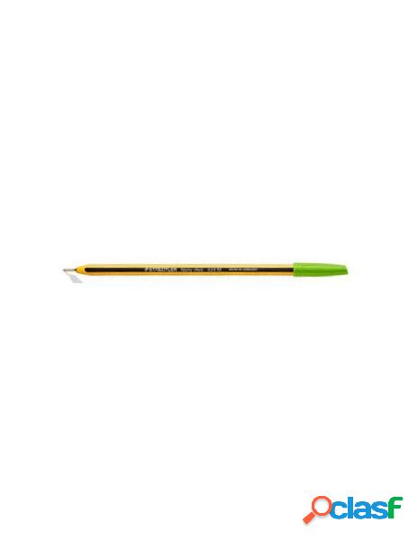 Noris stick, penna a sfera verde chiaro con lungo puntale in