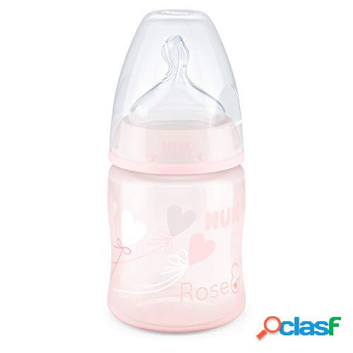 Nuk First Choice - Biberon con tettarella T1 M, 150 ml,