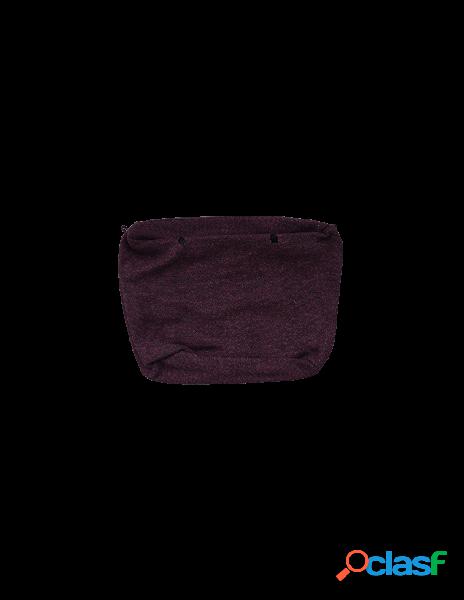 Obag - obag sacca interna canvas lana nero/rosso