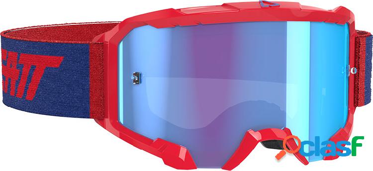 Occhiali cross Leatt Velocity 4.5 Rosso Lente Blu