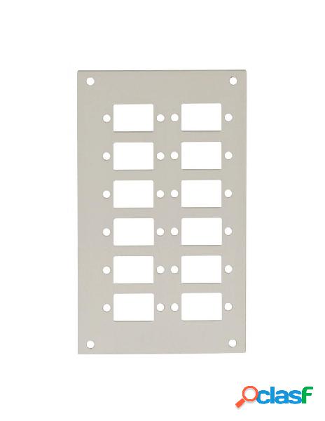 Oem - pannello frontale 12 connessioni sc sx/lc dx per box