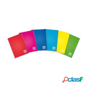 One color 5567 quaderno per scrivere 21 fogli multicolore a4