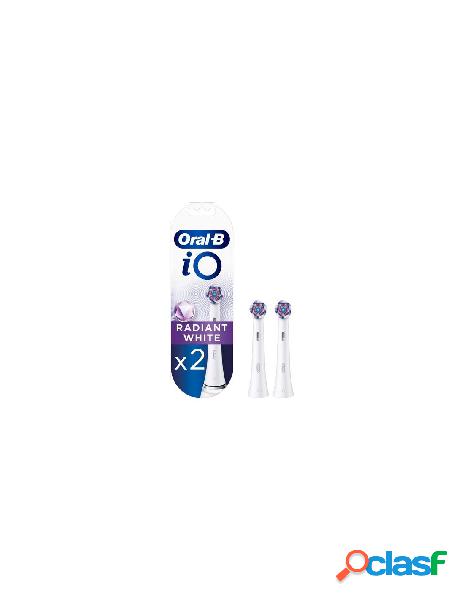 Oral b - spazzolino ricambio oral b io series radiant white