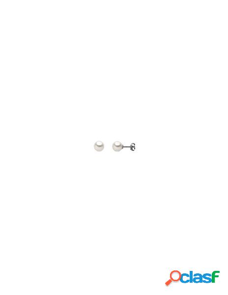 Orecchini COMETE GIOIELLI di perle e oro bianco ORP147B