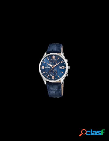 Orologio FESTINA Timeless Chronograph in Pelle F6855/6 Blue