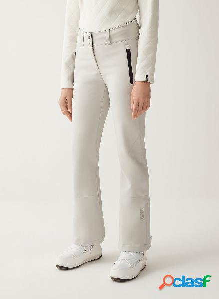 PANTALONE DA SCI IN SOFTSHELL CON ZIP AL FONDO