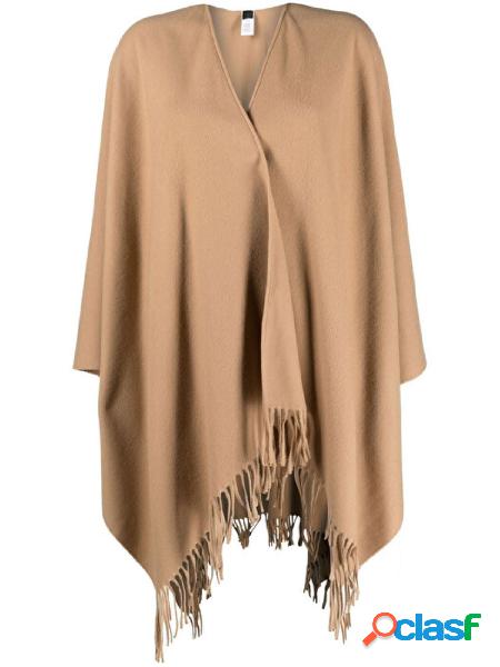 PINKO Poncho Segunda in lana Marrone