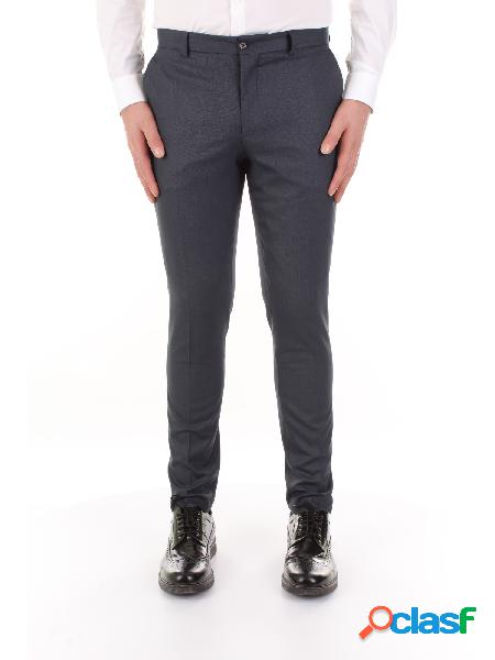 PREMIUM by JACK & JONES pantalone in gabardina NERO