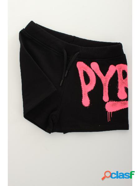 PYREX KIDS shorts con logo street NERO
