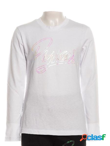 PYREX T-shirt a maniche lunghe in cotone Bianco