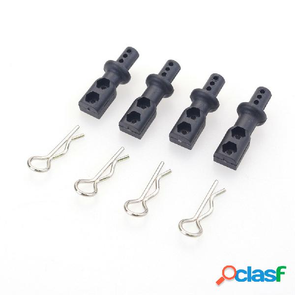 Pali di montaggio per carrozzeria ZD Racing 8185 RC con clip