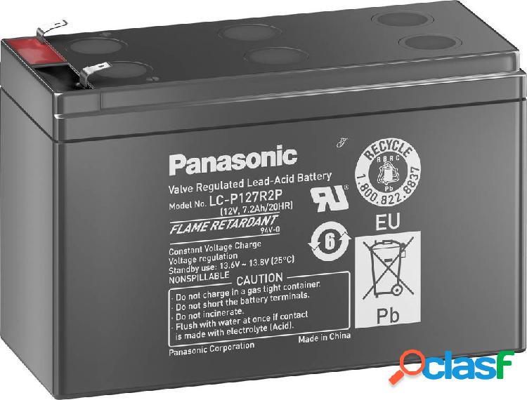 Panasonic Longlife LC-P127R2P1 Batteria al piombo 12 V 7.2