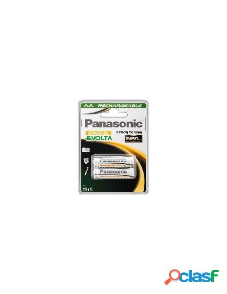 Panasonic - batteria stilo aa ricaricabile panasonic hhr