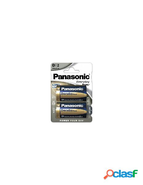 Panasonic - batteria torcia d panasonic lr20eps 2bp everyday