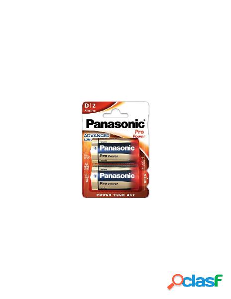 Panasonic - batteria torcia d panasonic lr20ppg 2bp pro