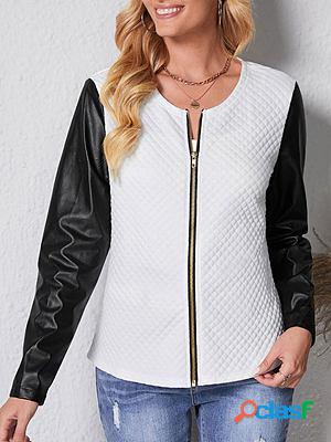 Panelled Long-sleeve Versatile Jacket