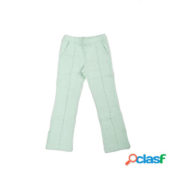 Pantalone Bambina N21 Verde Jogger logo