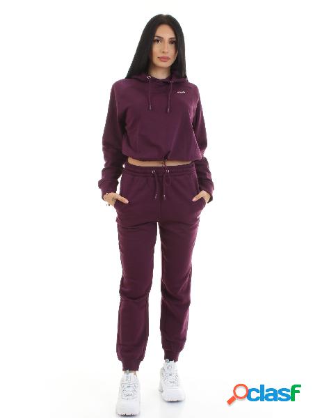 Pantalone joggers elasticizzati colore Viola