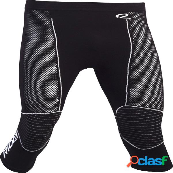 Pantaloni intimi Riday MEDIUM WEIGHT tre quarti Nero Argento
