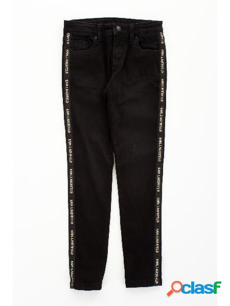 Pantaloni jeans per bambina colore Denim Black