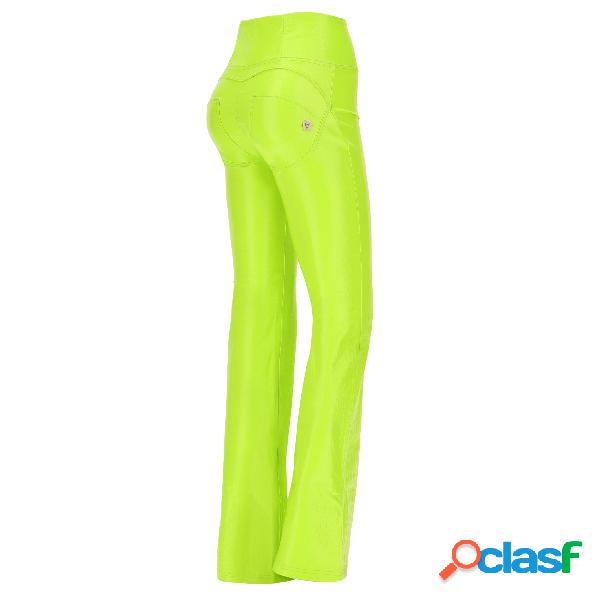 Pantaloni skinny WR.UP® similpelle lime effetto cocco
