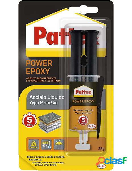Pattex - pattex power epoxy acciaio liquido colla epossidica
