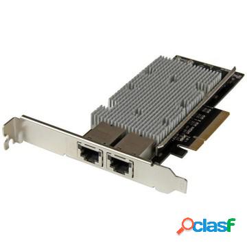 Pci express a 2 porte 10 gbase-t ethernet con chipset intel