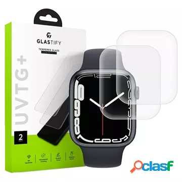 Pellicola salvaschermo Glastify UVTG+ Apple Watch Series 8/7