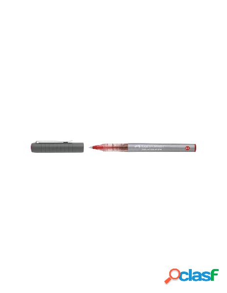 Penna roller free ink punta fine 0.7mm colore rosso
