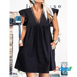 Per donna Vestito casual Abito estivo Abito plissettato