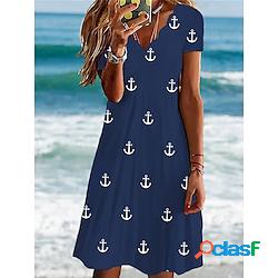 Per donna Vestito casual Abito estivo Abito stampato Pop art