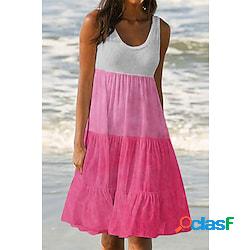 Per donna Vestito casual Abito senza maniche Abito largo