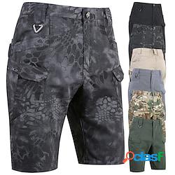 Per uomo Pantaloncini cargo tattici Militare Camouflage