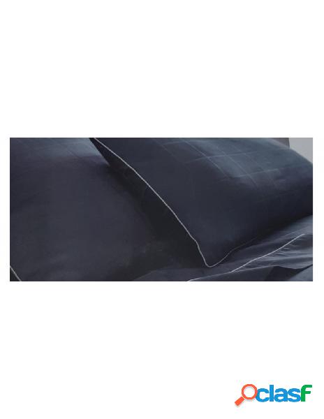 Perle de coton - federa cuscino caroline grigio 65x65 cm
