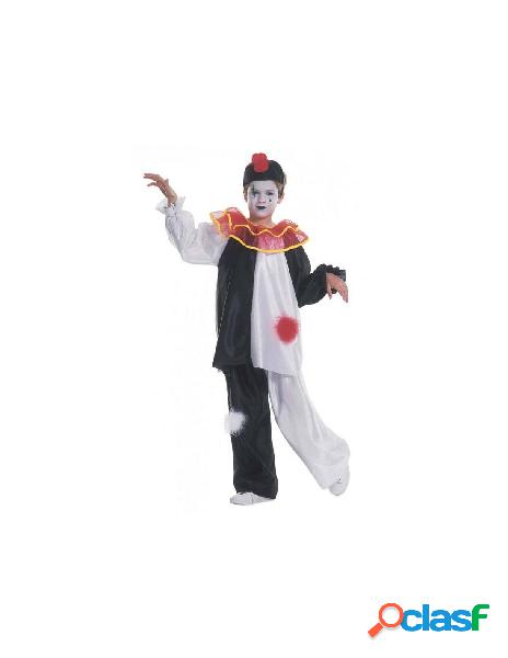 Pierrot (casacca con collare, pantaloni, cappello) (128 cm /