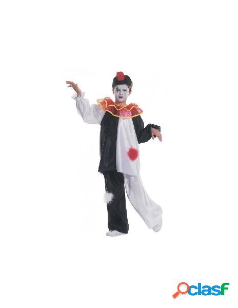 Pierrot (casacca con collare, pantaloni, cappello) (158 cm /