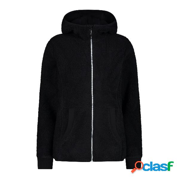 Pile Cmp Highloft Hooded (Colore: B.CO GESSO, Taglia: M)