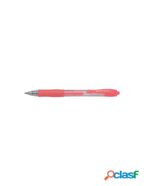 Pilot g-2 neon punta 0,7mm colore rosso
